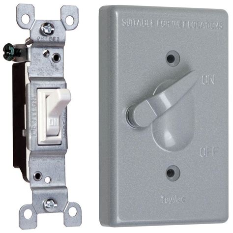 outdoor electrical switch box|weatherproof toggle switch box cover.